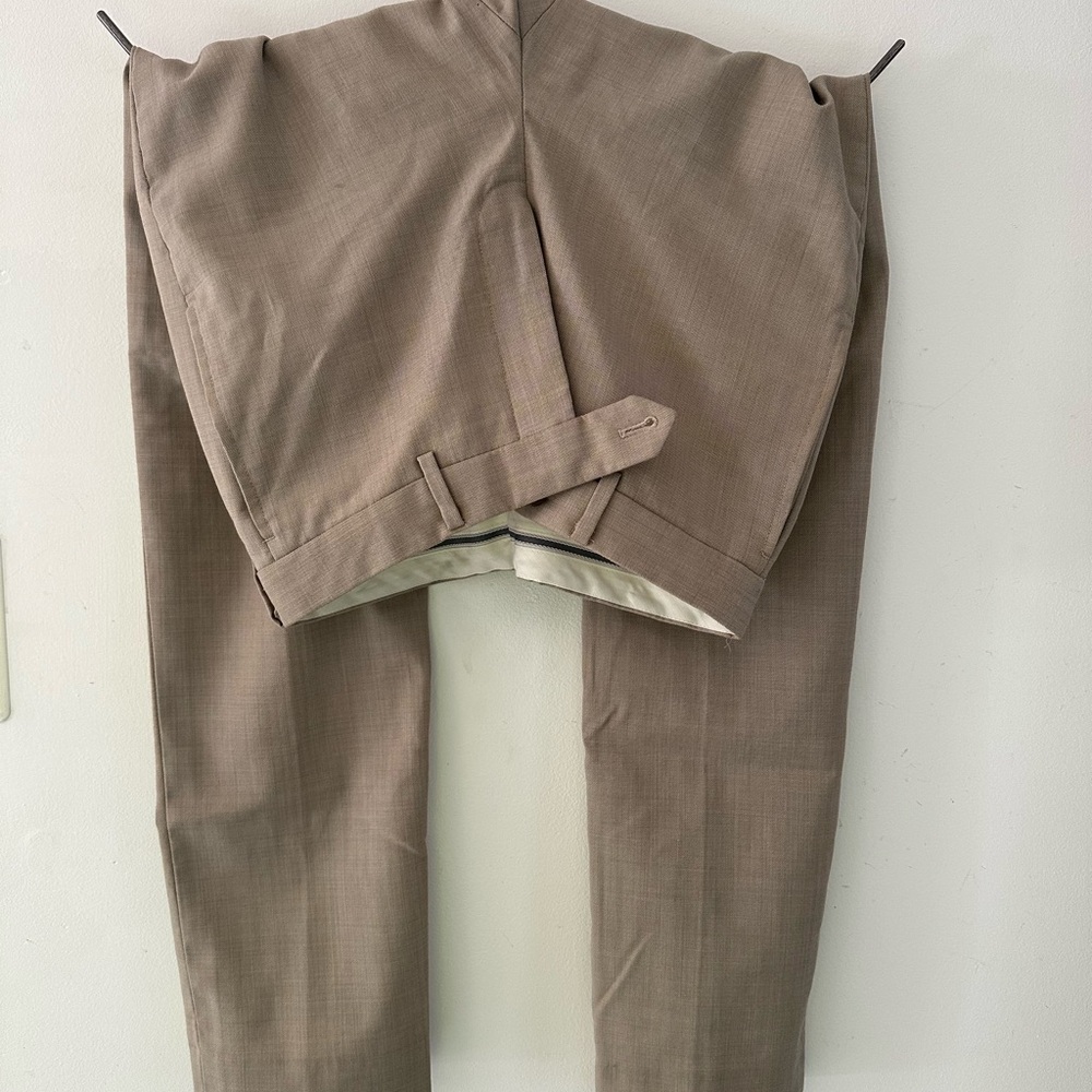 Classic Men's Brown Dress Pants